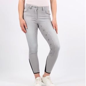 CAVALLO GREY DENIM BREECHES (26)